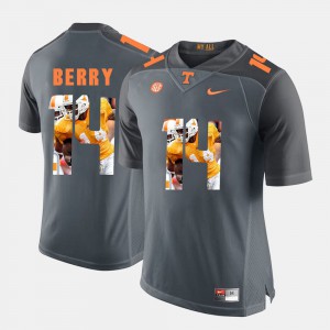 Men University Of Tennessee #14 Eric Berry Grey Pictorial Fashion Jersey 385603-736
