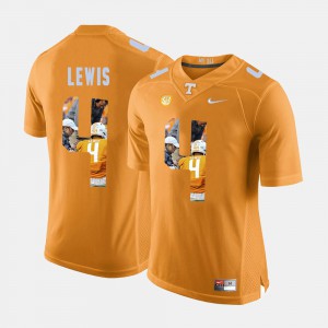 Men's UT #4 LaTroy Lewis Orange Pictorial Fashion Jersey 277651-681