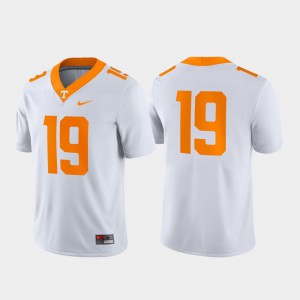 For Men's VOL #19 White Game Jersey 112837-139