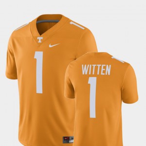 Mens UT VOL #1 Jason Witten Tennessee Orange Alumni Football Game Player Jersey 158315-457