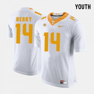 Kids Tennessee #14 Eric Berry White College Football Jersey 246872-479